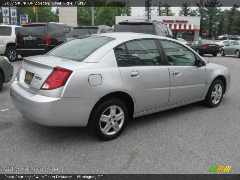 Silver Nickel / Gray 2007 Saturn ION 2 Sedan