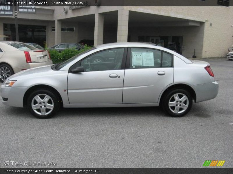 Silver Nickel / Gray 2007 Saturn ION 2 Sedan