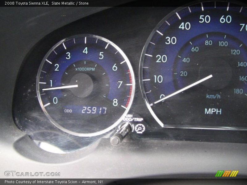 Slate Metallic / Stone 2008 Toyota Sienna XLE