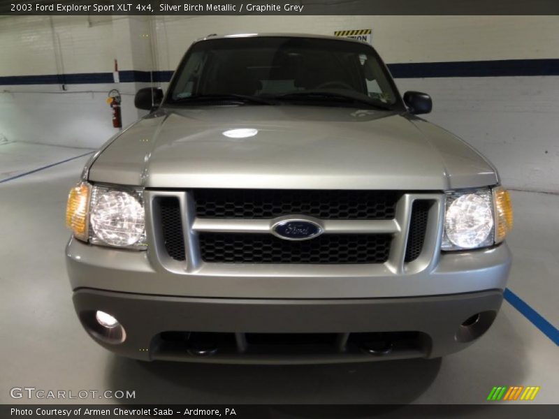 Silver Birch Metallic / Graphite Grey 2003 Ford Explorer Sport XLT 4x4