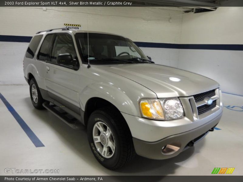 Silver Birch Metallic / Graphite Grey 2003 Ford Explorer Sport XLT 4x4