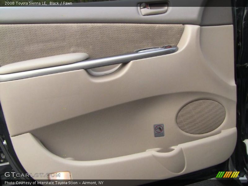 Black / Fawn 2008 Toyota Sienna LE