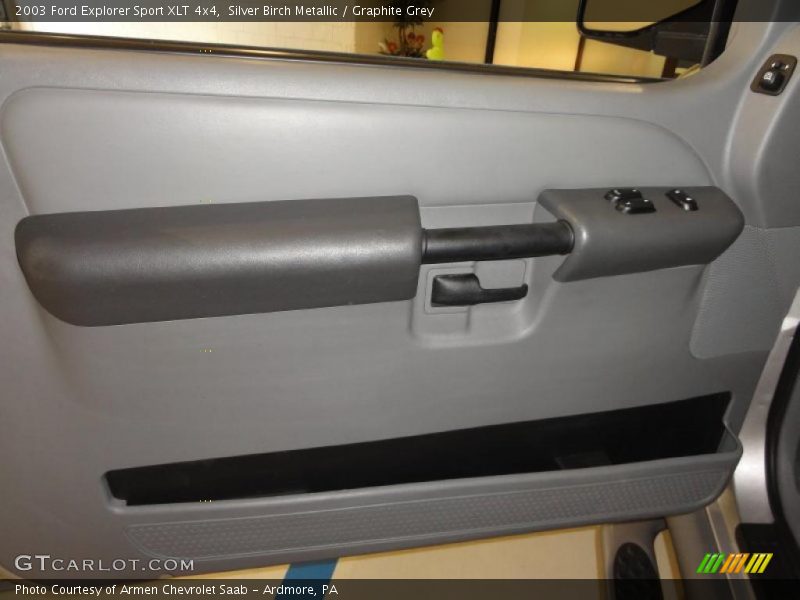 Silver Birch Metallic / Graphite Grey 2003 Ford Explorer Sport XLT 4x4