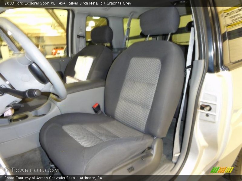Silver Birch Metallic / Graphite Grey 2003 Ford Explorer Sport XLT 4x4