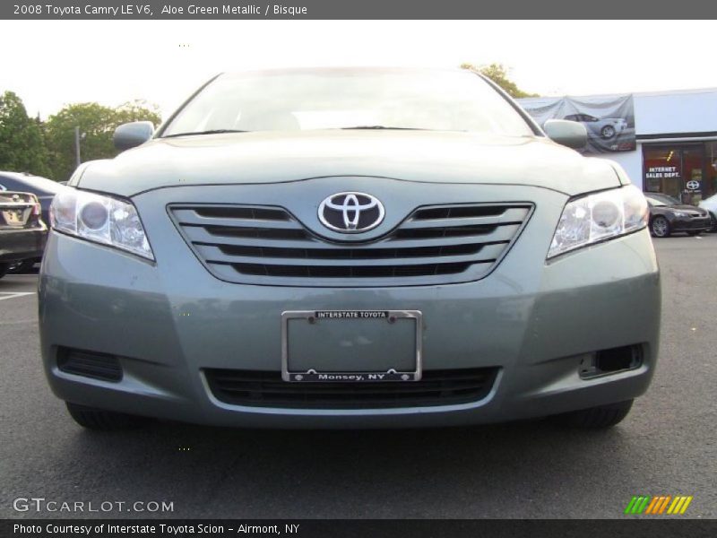 Aloe Green Metallic / Bisque 2008 Toyota Camry LE V6