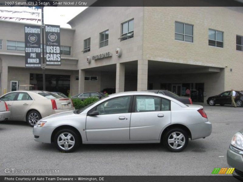 Silver Nickel / Gray 2007 Saturn ION 2 Sedan