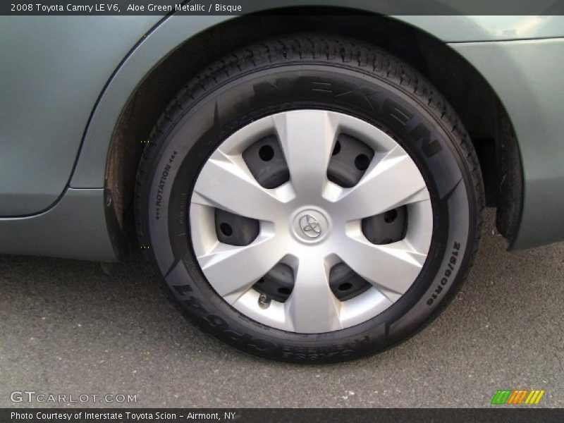 Aloe Green Metallic / Bisque 2008 Toyota Camry LE V6
