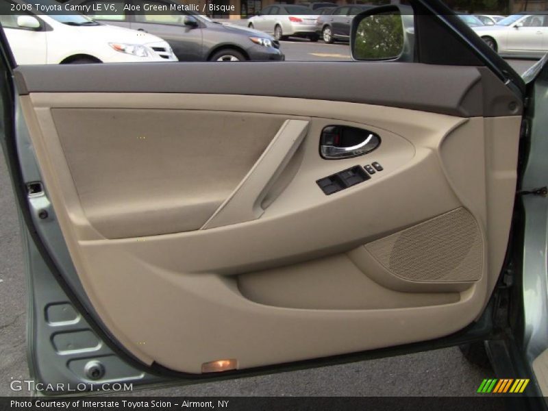 Aloe Green Metallic / Bisque 2008 Toyota Camry LE V6