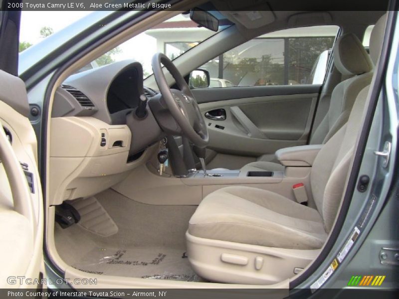 Aloe Green Metallic / Bisque 2008 Toyota Camry LE V6