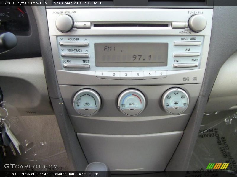 Aloe Green Metallic / Bisque 2008 Toyota Camry LE V6