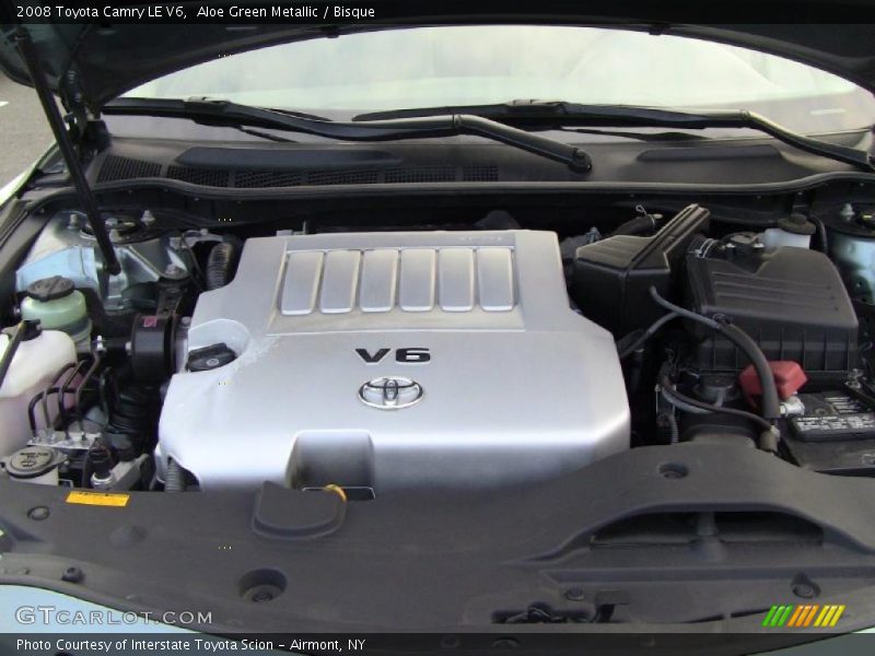 Aloe Green Metallic / Bisque 2008 Toyota Camry LE V6