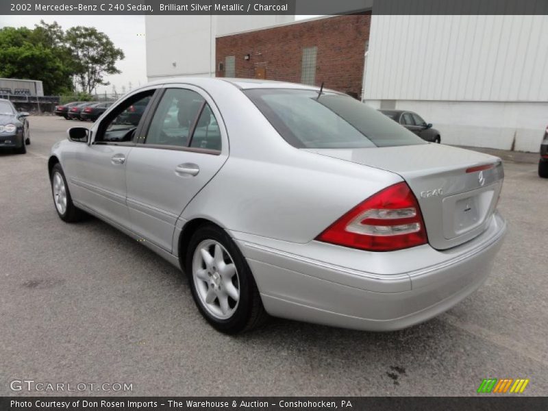 Brilliant Silver Metallic / Charcoal 2002 Mercedes-Benz C 240 Sedan