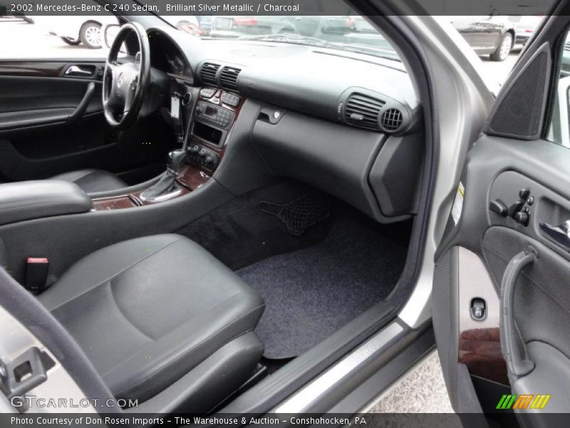 Brilliant Silver Metallic / Charcoal 2002 Mercedes-Benz C 240 Sedan