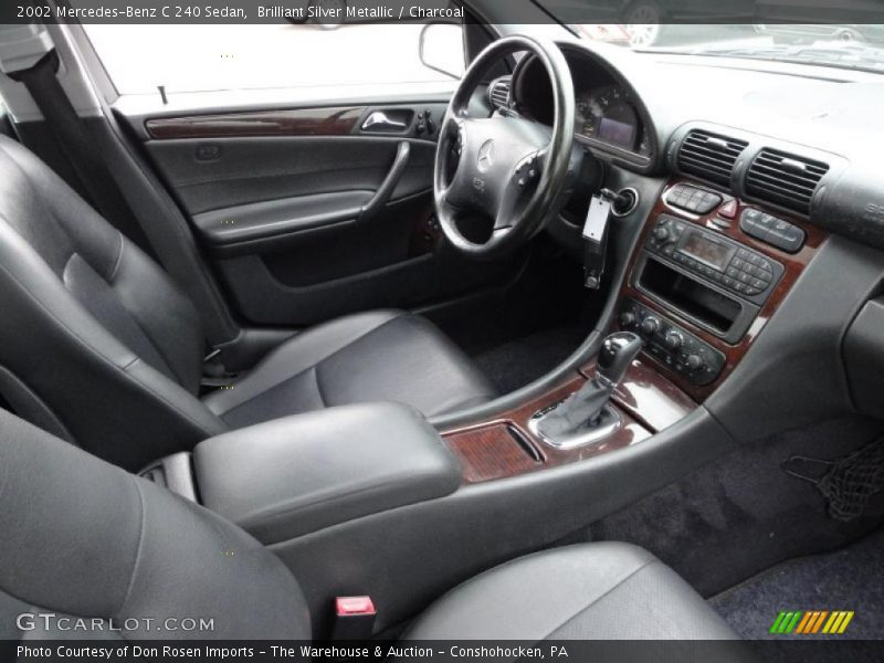 Brilliant Silver Metallic / Charcoal 2002 Mercedes-Benz C 240 Sedan