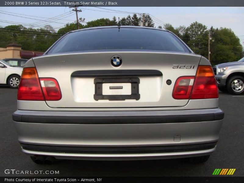 Titanium Silver Metallic / Black 2000 BMW 3 Series 323i Sedan