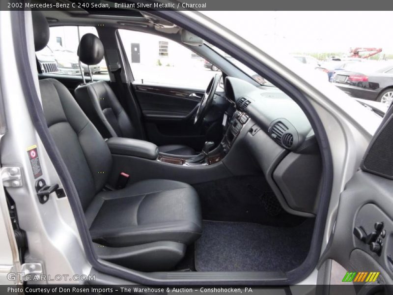 Brilliant Silver Metallic / Charcoal 2002 Mercedes-Benz C 240 Sedan