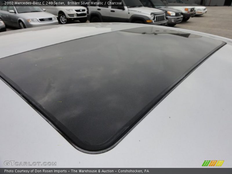 Brilliant Silver Metallic / Charcoal 2002 Mercedes-Benz C 240 Sedan