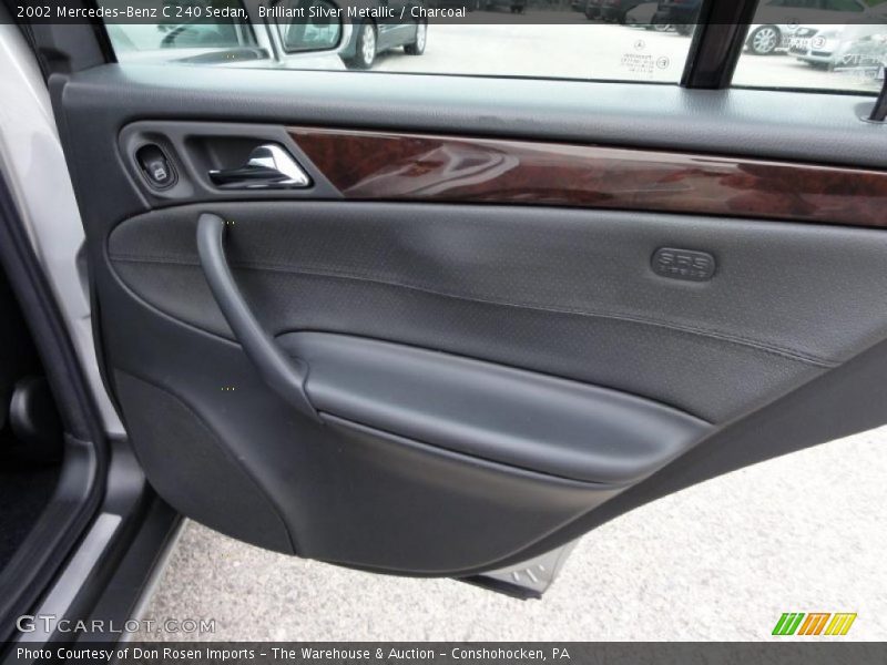 Brilliant Silver Metallic / Charcoal 2002 Mercedes-Benz C 240 Sedan