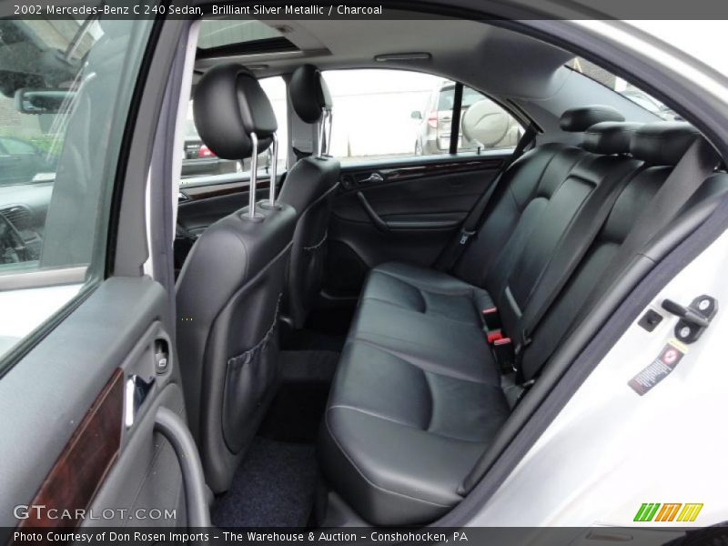 Brilliant Silver Metallic / Charcoal 2002 Mercedes-Benz C 240 Sedan