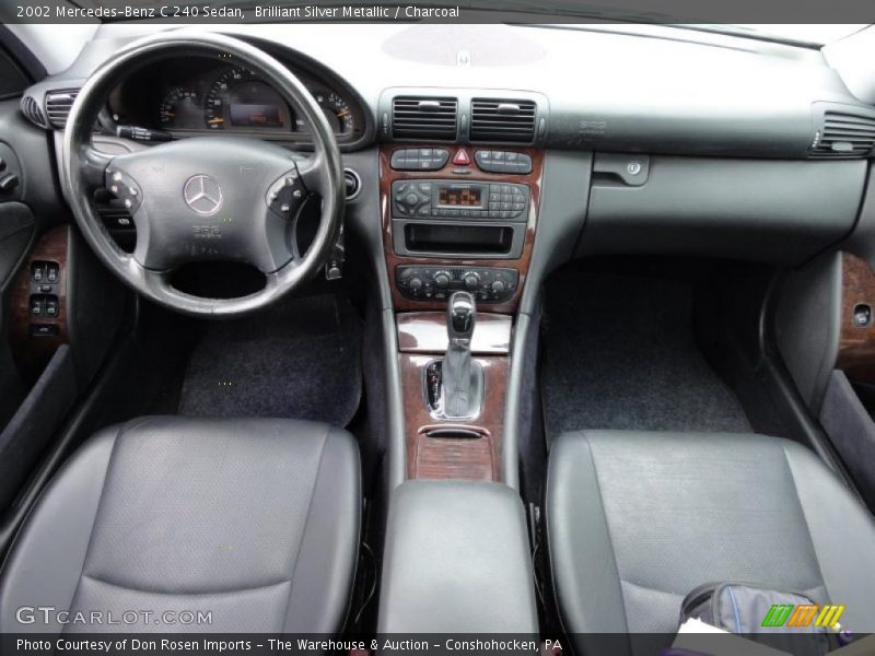 Brilliant Silver Metallic / Charcoal 2002 Mercedes-Benz C 240 Sedan