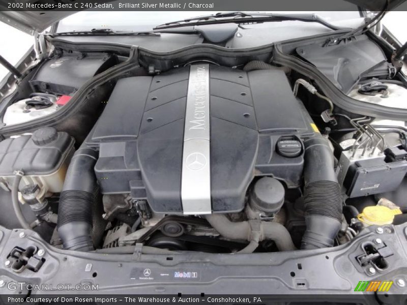Brilliant Silver Metallic / Charcoal 2002 Mercedes-Benz C 240 Sedan