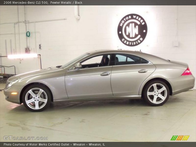 Pewter Metallic / Black 2006 Mercedes-Benz CLS 500