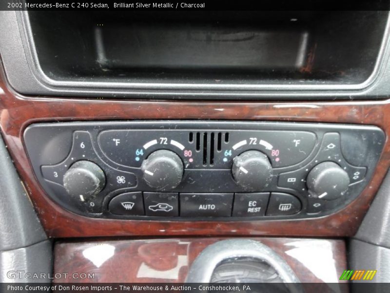 Brilliant Silver Metallic / Charcoal 2002 Mercedes-Benz C 240 Sedan