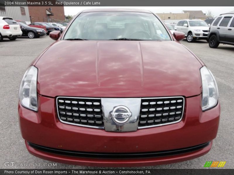 Red Opulence / Cafe Latte 2004 Nissan Maxima 3.5 SL