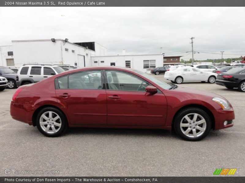 Red Opulence / Cafe Latte 2004 Nissan Maxima 3.5 SL