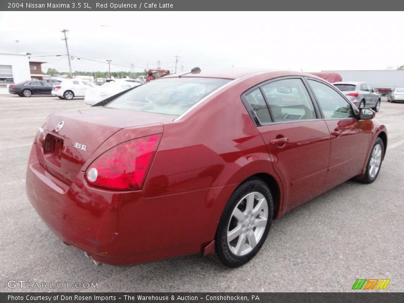 Red Opulence / Cafe Latte 2004 Nissan Maxima 3.5 SL