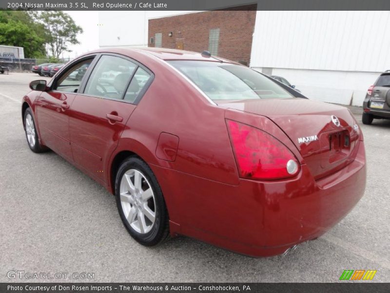 Red Opulence / Cafe Latte 2004 Nissan Maxima 3.5 SL