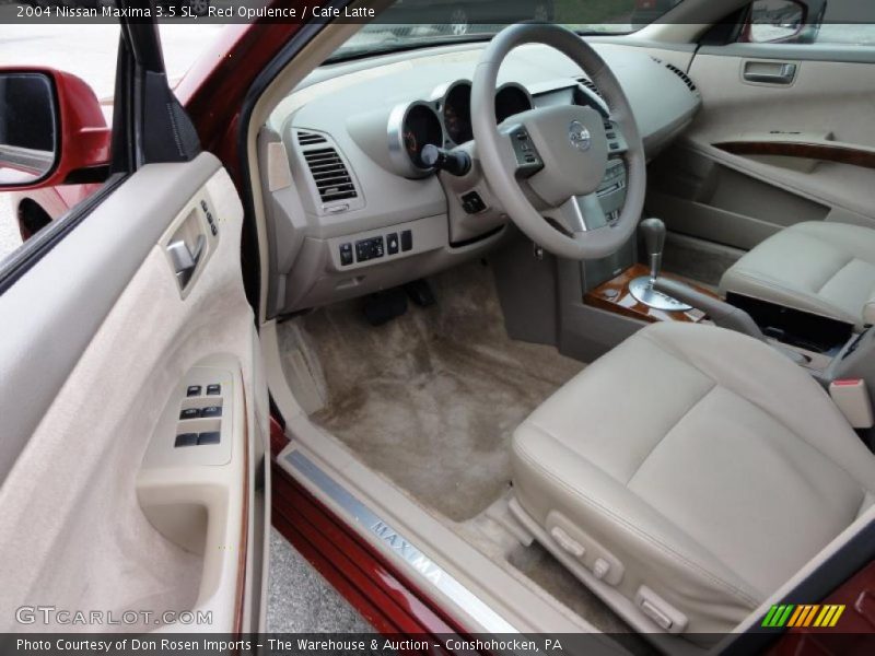 Red Opulence / Cafe Latte 2004 Nissan Maxima 3.5 SL