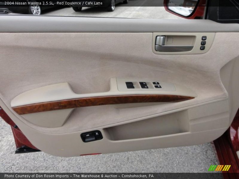 Red Opulence / Cafe Latte 2004 Nissan Maxima 3.5 SL