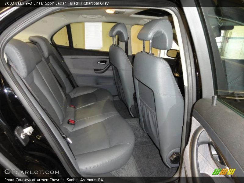 Black / Charcoal Grey 2003 Saab 9-3 Linear Sport Sedan