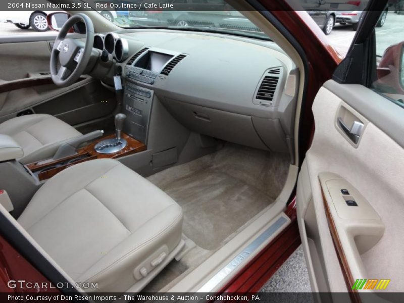 Red Opulence / Cafe Latte 2004 Nissan Maxima 3.5 SL