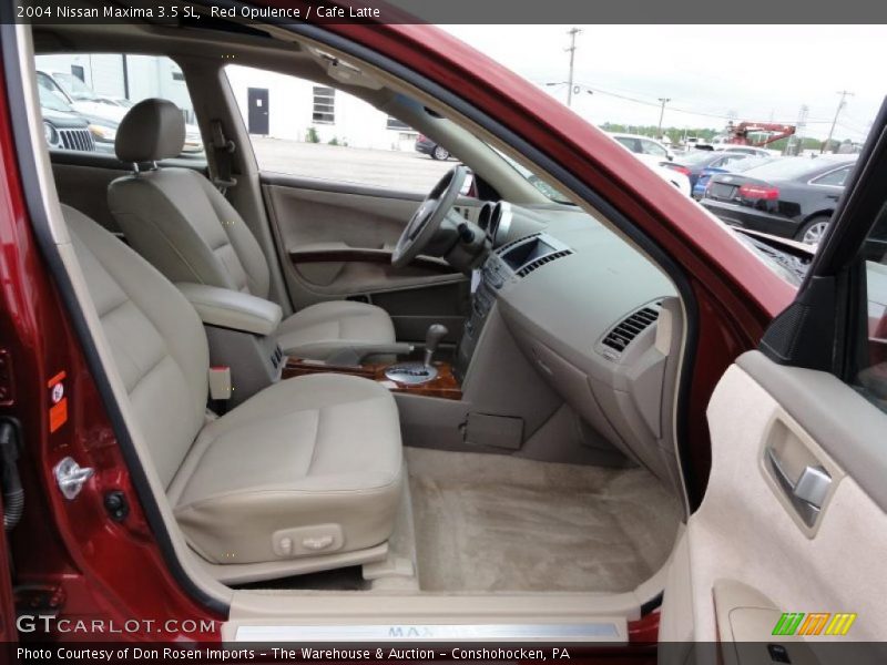 Red Opulence / Cafe Latte 2004 Nissan Maxima 3.5 SL