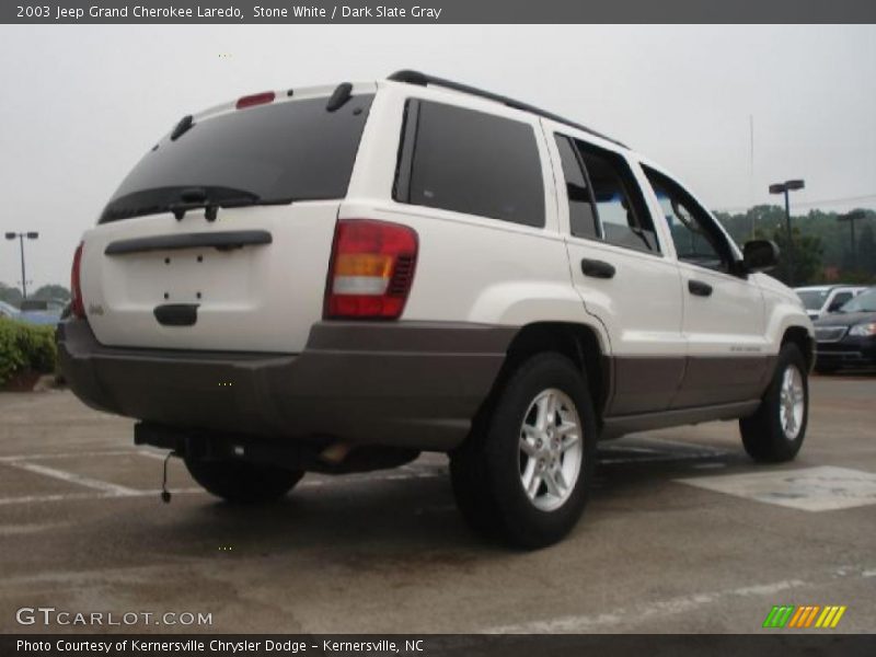 Stone White / Dark Slate Gray 2003 Jeep Grand Cherokee Laredo