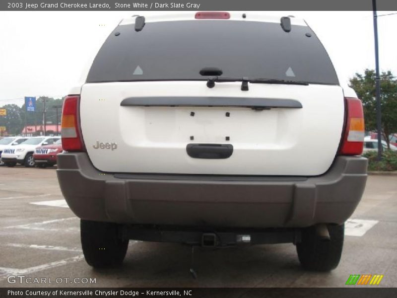 Stone White / Dark Slate Gray 2003 Jeep Grand Cherokee Laredo