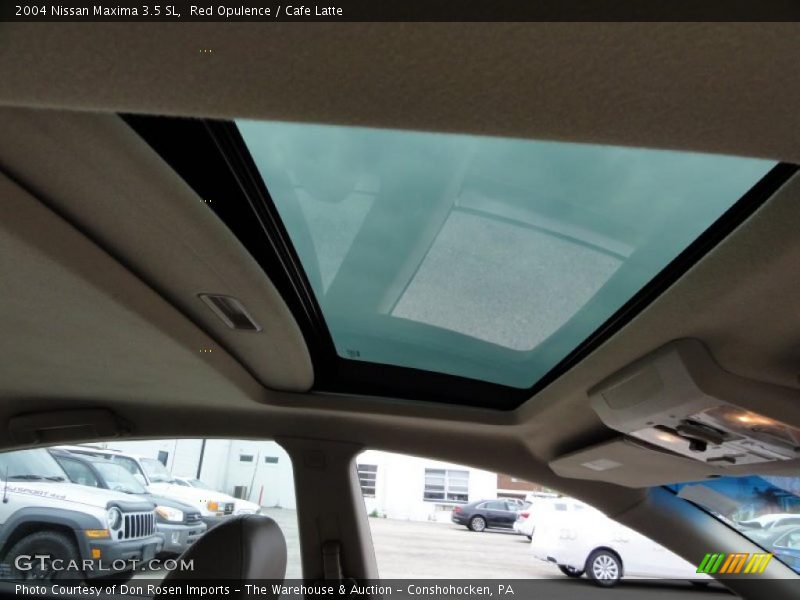 Red Opulence / Cafe Latte 2004 Nissan Maxima 3.5 SL