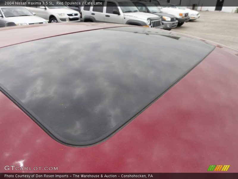 Red Opulence / Cafe Latte 2004 Nissan Maxima 3.5 SL