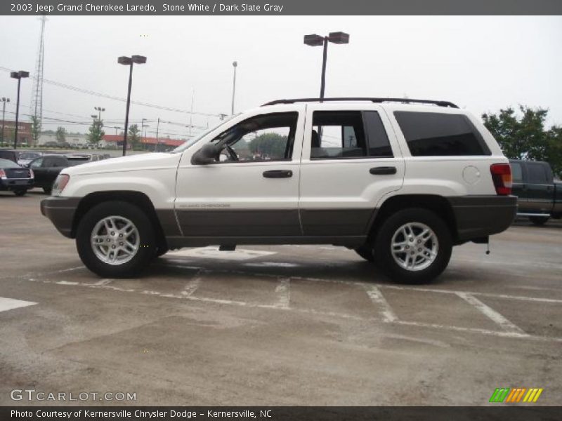 Stone White / Dark Slate Gray 2003 Jeep Grand Cherokee Laredo