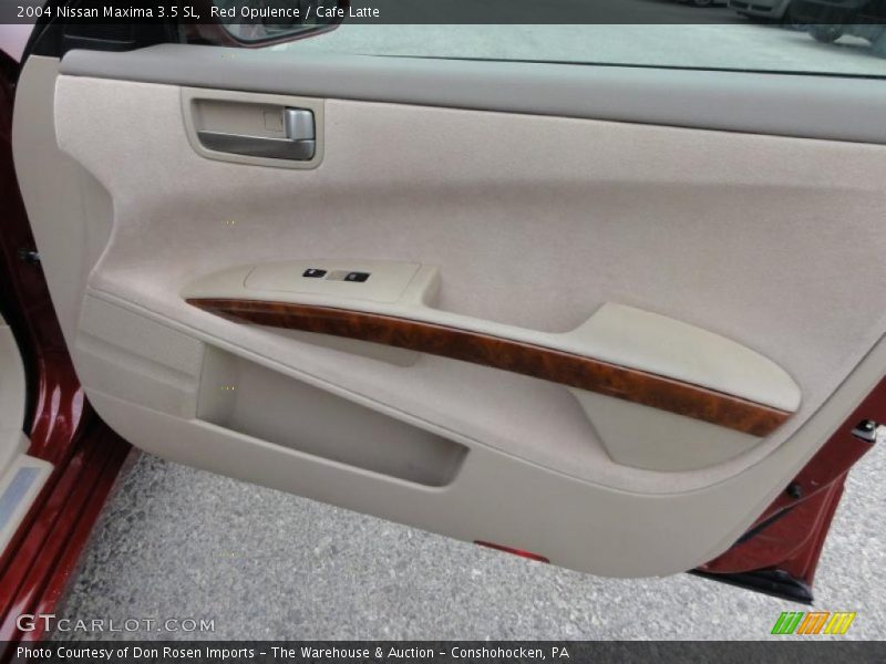 Red Opulence / Cafe Latte 2004 Nissan Maxima 3.5 SL