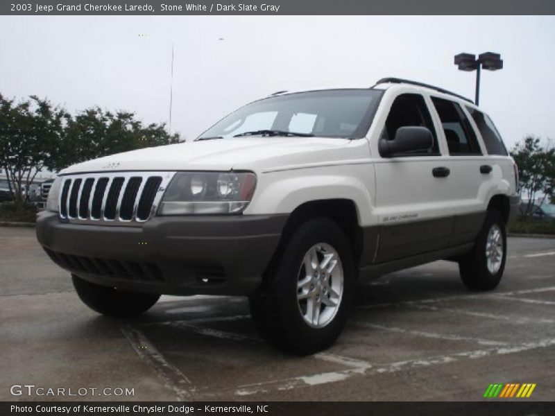 Stone White / Dark Slate Gray 2003 Jeep Grand Cherokee Laredo