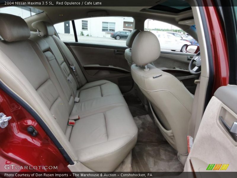 Red Opulence / Cafe Latte 2004 Nissan Maxima 3.5 SL