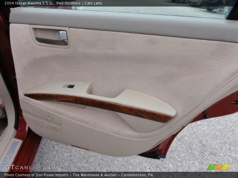 Red Opulence / Cafe Latte 2004 Nissan Maxima 3.5 SL