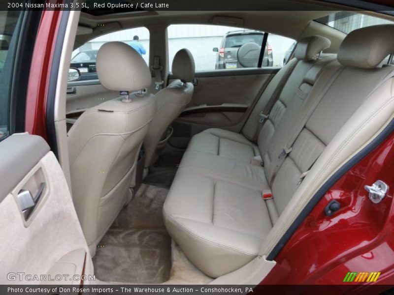 Red Opulence / Cafe Latte 2004 Nissan Maxima 3.5 SL
