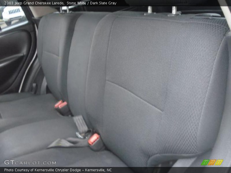 Stone White / Dark Slate Gray 2003 Jeep Grand Cherokee Laredo