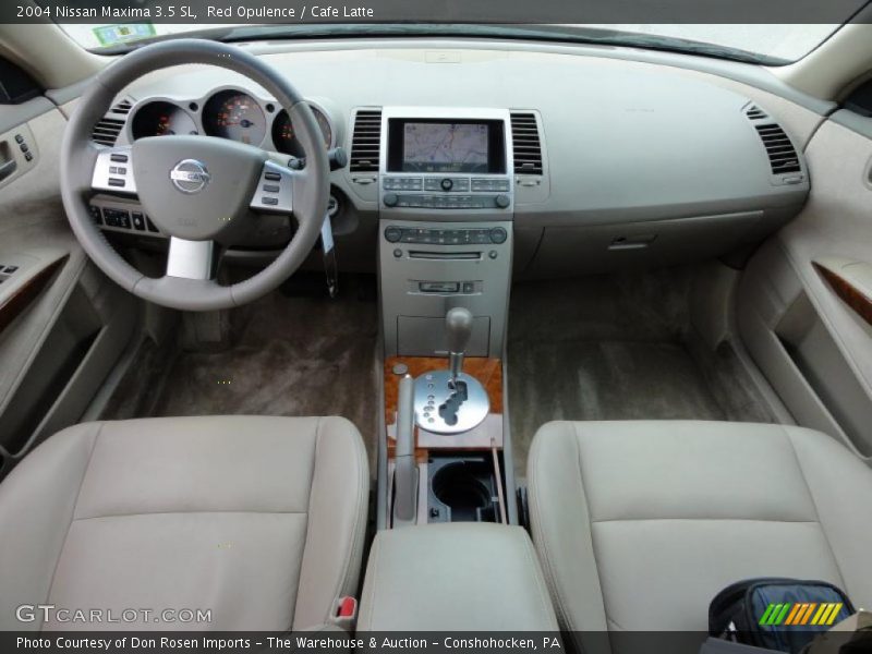 Red Opulence / Cafe Latte 2004 Nissan Maxima 3.5 SL