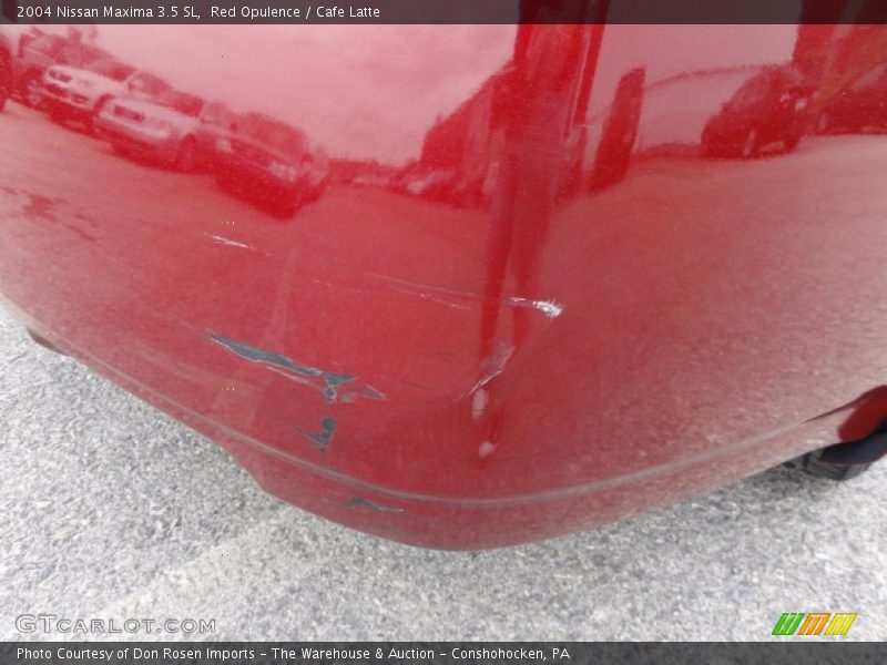 Red Opulence / Cafe Latte 2004 Nissan Maxima 3.5 SL