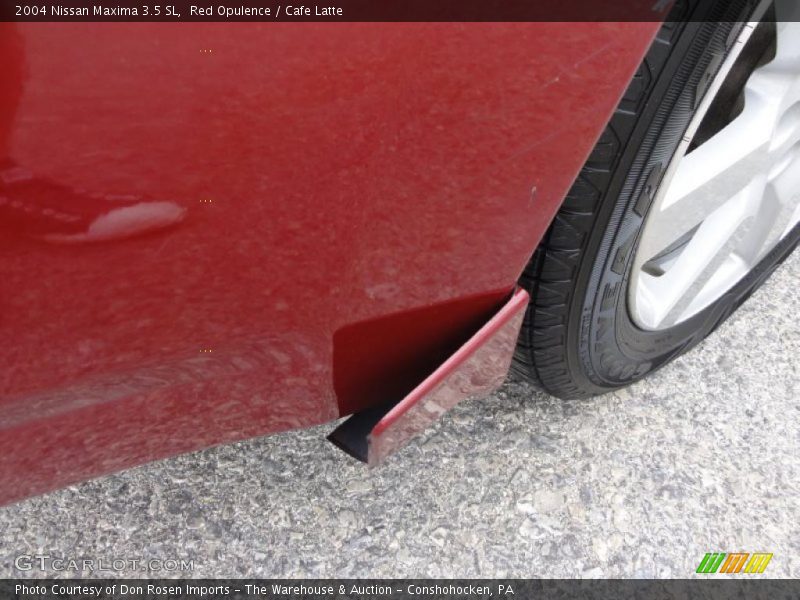 Red Opulence / Cafe Latte 2004 Nissan Maxima 3.5 SL